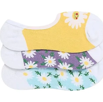 Dámské ponožky ponožky Vans Buggin Out Canoodle 3 Pack - Crystal Blue 36.5-41