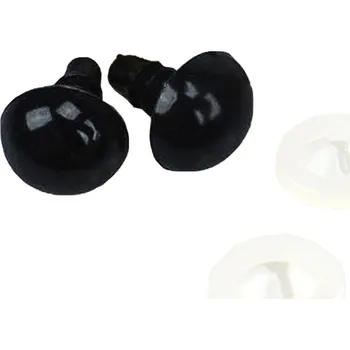 Doplněk k figurce Pro Háčkování Oči bezpečnostní černé 14 mm Počet: 1 pár