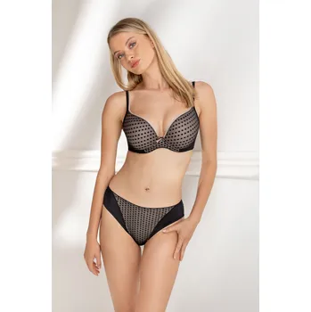 Podprsenka TIMO Vyztužená bezešvá podprsenka BeautyBra Pussycat Dots - 80F / 09