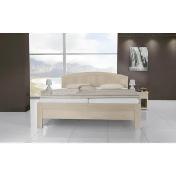 Nábytek BMB Postel Karlo Art ostrá - imitace dřeva Dekor: Dub šedý, Rozměr: 180 x 200 cm