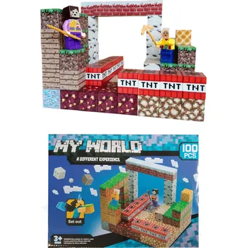 Toybit Minecraft TNT World 100 dílků