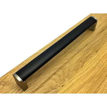 In-Design Nábytková úchytka Bruno černá/nikl broušený Rozteč úchytky (mm): 320