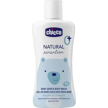 Dětský šampon CHICCO Šampon tělový Natural Sensation s aloe a heřmánkem 200 ml, 0m+