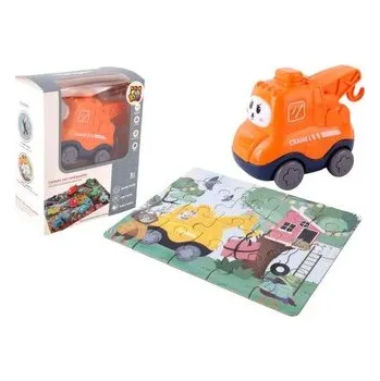 Puzzle Auto puzzle Przygoda drogowa dźwig