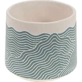 Květináč Obal na květináč home & lifestyle 19 x 16 cm 165133 modrá 50X