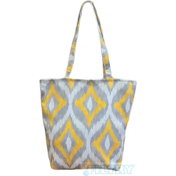 Taška bavlněná se zipem a dlouhými uchy TBZ2