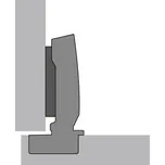 Závěs HETTICH Sensys 8645i s tlumením Závěsy - typ/konstrukční situace: Naložený závěs