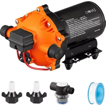 Čerpadlo Tlakové membránové čerpadlo 18,9/min, tlak 70PSI (4,8bar), napájení 12V, orange