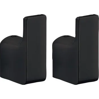 Držák na ručník Gedy PIRENEI háček, balení 2 ks, černá mat