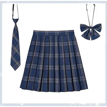 Dámská sukně Dámská kostkovaná sukně s kravatou a mašlí Velikost: XS, Barva (Varianta): 23