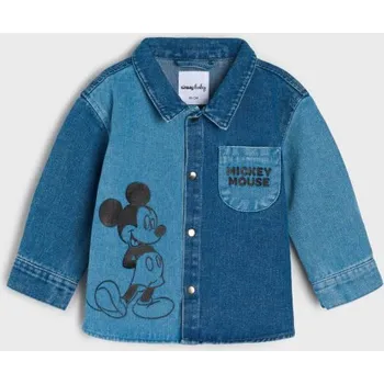 Chlapecká bunda Sinsay - Džínová bunda Mickey Mouse - modrá - 968EO-55J - 968EO-55J-74