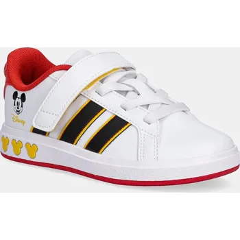 Chlapecká obuv Dětské tenisky adidas GRAND COURT MICKEY bílá barva, JQ8067 00X, EUR 30.5