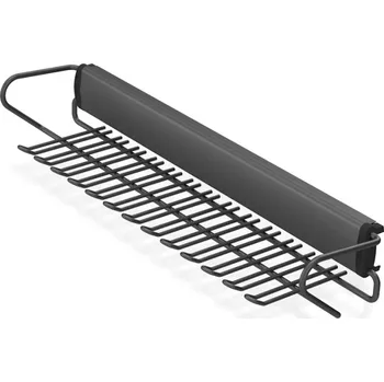 Věšák In-Design Výsuvný šatní věšák na kravaty plnovýsuv s tlumeným zavíráním barva věšáku: šedá