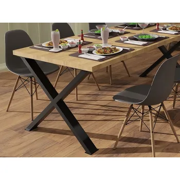 Stolová podnož In-Design Stolová podnož Industry X, výška 710 černá matná