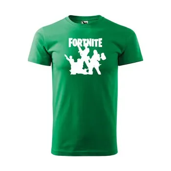 Pánská móda Tričko s potiskem Fortnite Team: zelené 3XL