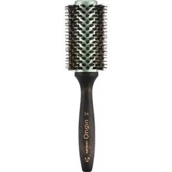 kartáč na vlasy Artero (Španělsko) Dřevěný kartáč Origin (Ø34 mm) s kančími štětinami pro zlepšení vzhledu a zdraví vlasů