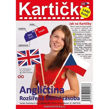 Anglický jazyk Karticky.cz s.r.o. Angličtina - Rozšířená slovní zásoba
