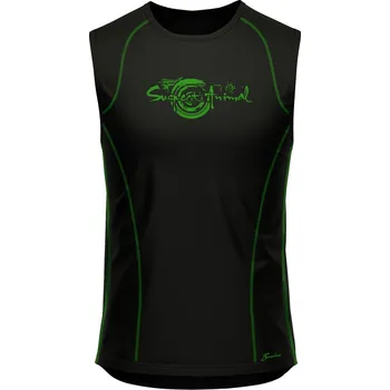 Pánské funkční scampolo černá/zelená Bamboo Ultra - Zelená / XL