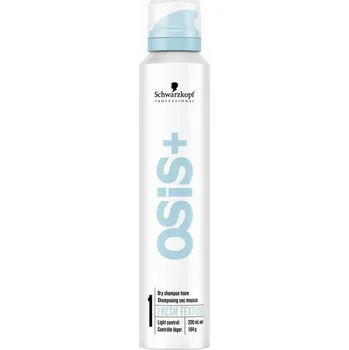 Šampon Schwarzkopf Osis+ Fresh Texture Dry Shampoo Foam - suchý šampon v pěnové konzistenci, 200 ml