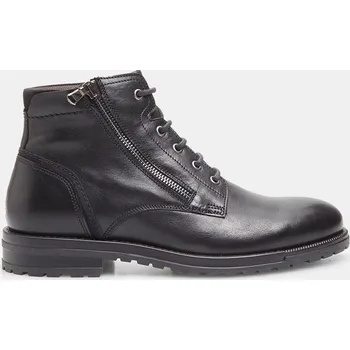 Dámská zimní obuv Baťa pánská kožená zimní kotníková obuv černé, vel. 44