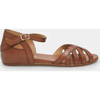 Dámské sandále Baťa dámské kožené sandály hnědé, vel. 36