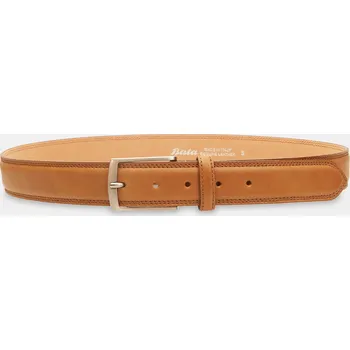 Opasek Baťa pánský kožený pásek k obleku pískové, vel. 135 cm