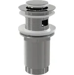 Alcadrain Výpust umyvadlová click/clack 5/4", celokovová, s přepadem, malá zátka, chrom