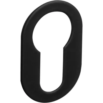 Dveřní kování In-Design Rozeta pod kliku 1UOR pro BB/PZ klíč černá Provedení rozety: rozeta PZ - fabkový klíč