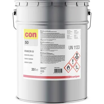 Průmyslové lepidlo Kontaktní lepidlo Hranipex Hranicon 50 nižší viskozita Balení: 20 Kg