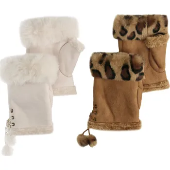 Rukavice Baťa dámské rukavice bez prstů vícebarevné, vel. Černá