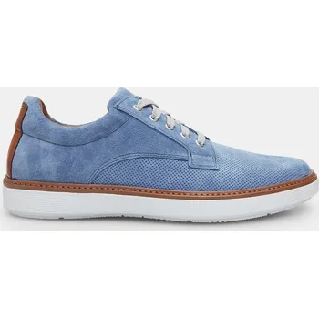 Pánské polobotky Baťa pánské kožené casual polobotky modré, vel. 40