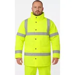 Bunda pracovní SEFTON, reflexní, zimní, nepromokavá, Žlutá, vel. 3XL