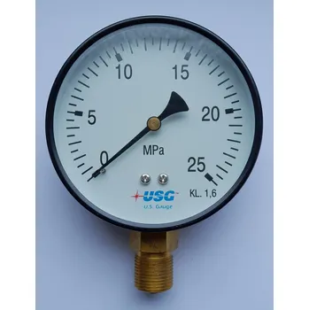Manometr standardní pr. 100mm, spodní M20x1,5, 0-25 MPa