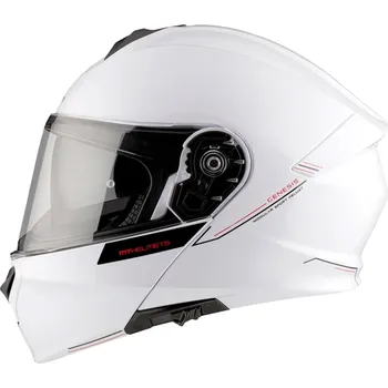 Helma na motorku MT Helmets MT Genesis SV Solid A0 bílá lesklá 2XL