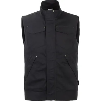 pracovní vesta PLANAM STRETCHLINE pánská montérková vesta Barva: černá, Velikost: L