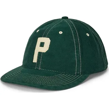 Módní doplněk Manšestrová kšiltovka Polo Ralph Lauren 710972686 zelená 78X, vel. ONE SIZE
