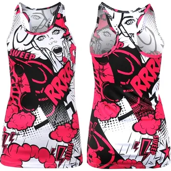 Dámské tričko SWEEP SWTS124 COMIX bílá/růžová XL