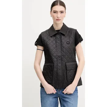 Dámská vesta Vesta Tommy Hilfiger dámská, černá barva, přechodná, WW0WW45638 99X, vel. L