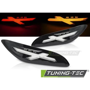 Zadní světlomet ZADNÍ SMĚRovky GLOSSY BLACK LED pro VESPA SPRINT / PRIMAVERA 150cc