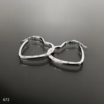 Náušnice Ocelové náušnice č. 672