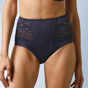 Kalhotky Sada 2 kalhotek maxi z mikrovlákna Osilio, s vysokým pasem nám.modrá 50/52