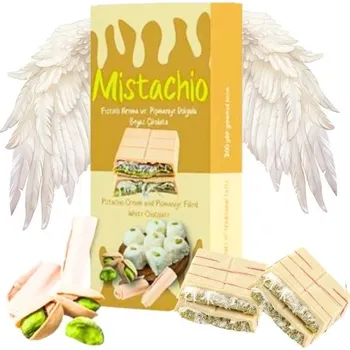 Čokoláda Mistachio Angel Hair with Dubai White Chocolate 80g