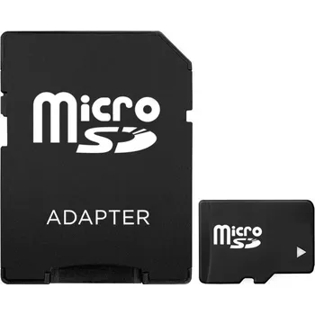 Paměťová karta Micro SD 8 GB + adaptér