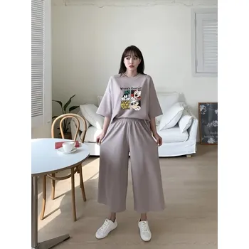 Dámská souprava Mickey Mouse where is Goofy? Barva: Šedá, Velikost: M