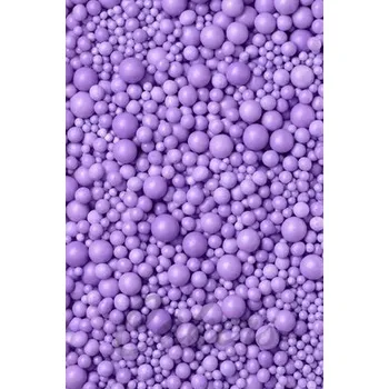 Čokoláda Jemné cukrové perličky,fialové 3,4,5,7,10mm 100g