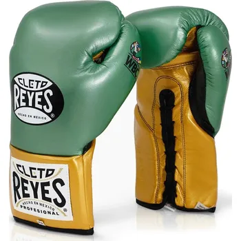 Boxerské rukavice Zápasové rukavice Cleto Reyes WBC - zelené / zlaté