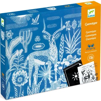Výtvarná sada Kreativní sada kyanotypie - Noc v savaně