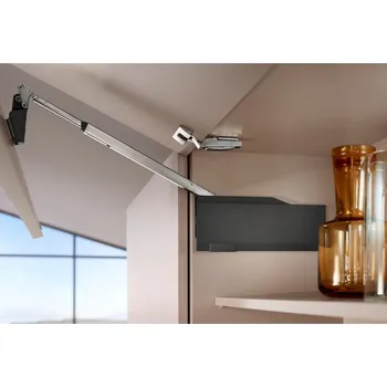 BLUM Kompletní sada Aventos HF TOP tmavě šedá - eurošrouby/expando Výška korpusu: 600 - 910, Aventos - ukazatel výkonnosti: 2 700 - 13 500 - 22F25