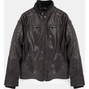 Pánská větrovka Baťa pánská biker bunda hnědé, vel. L