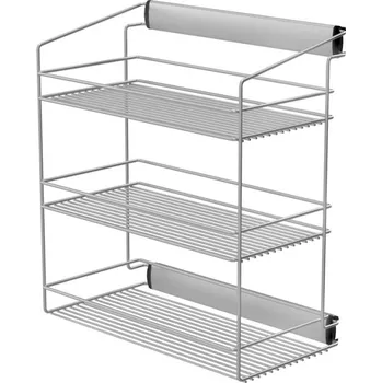 Úložný box In-Design Úložný třípatrový koš na oblečení Barva koše: šedá